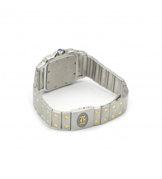 Cartier, Santos'Galbée" Watch, Gold and Steel, Vintage