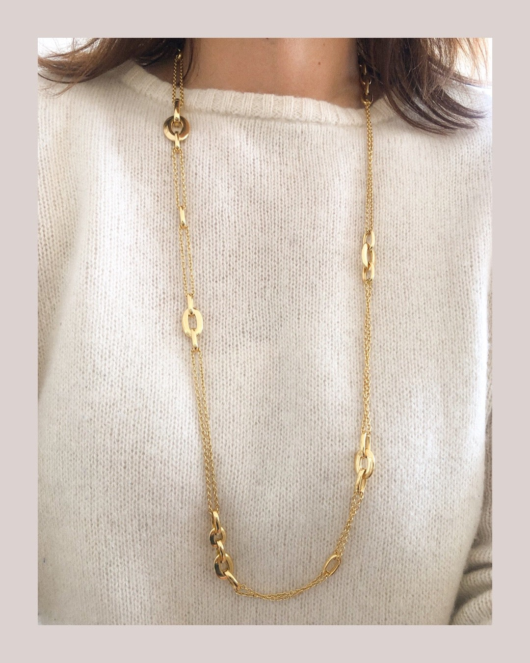 Pomellato, yellow gold necklace