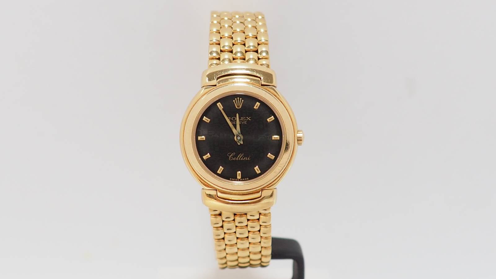 Rolex, Cellini vintage or jaune 18K, full set