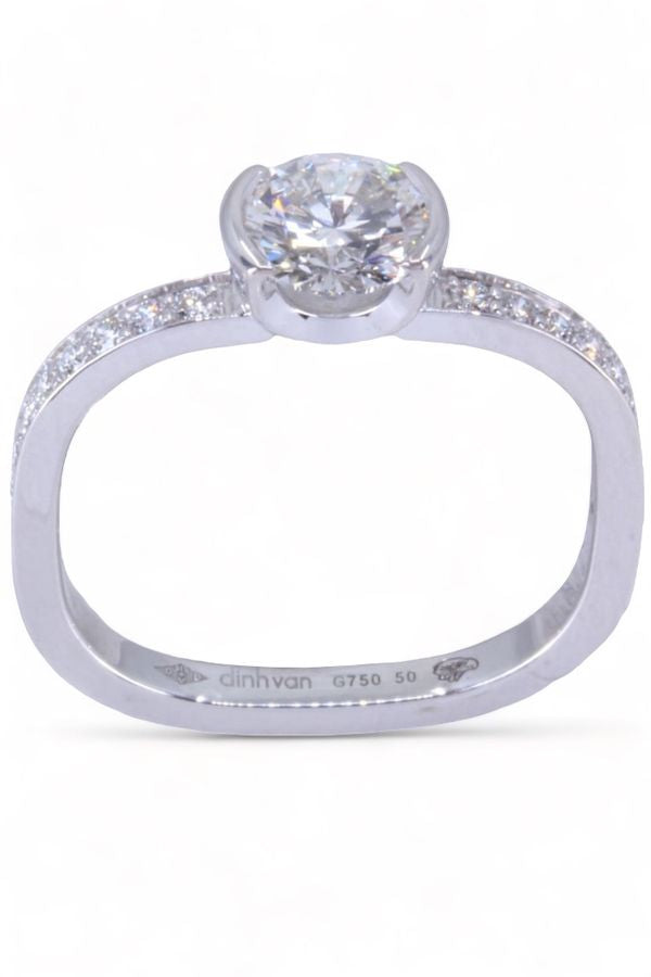 Dinh Van, "Flore" Solitaire Ring