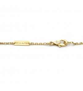 Van Cleef & Arpels, Collier Vintage Alhambra or et nacre