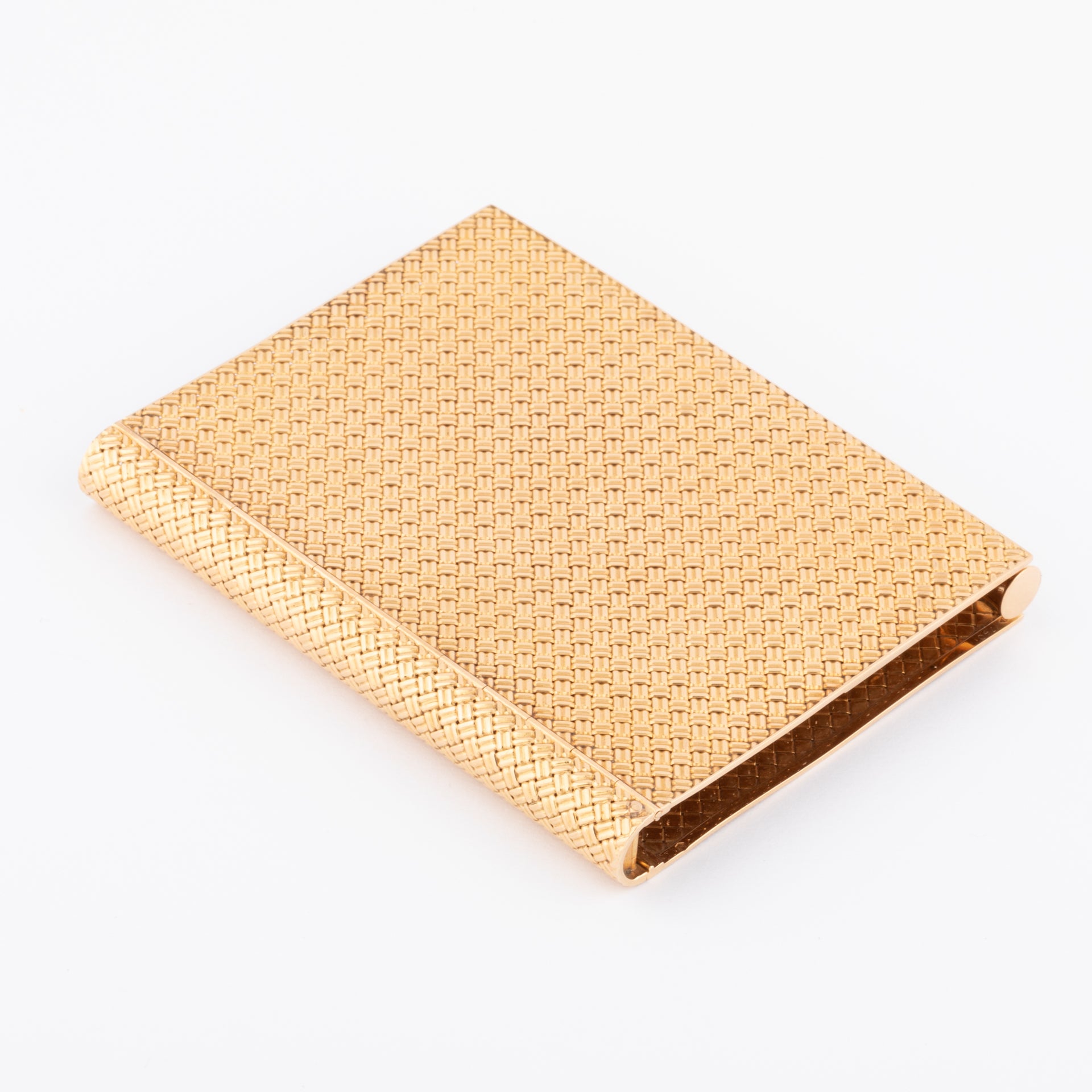 Carnet avec porte mine en or jaune signé Van Cleef & Arpels