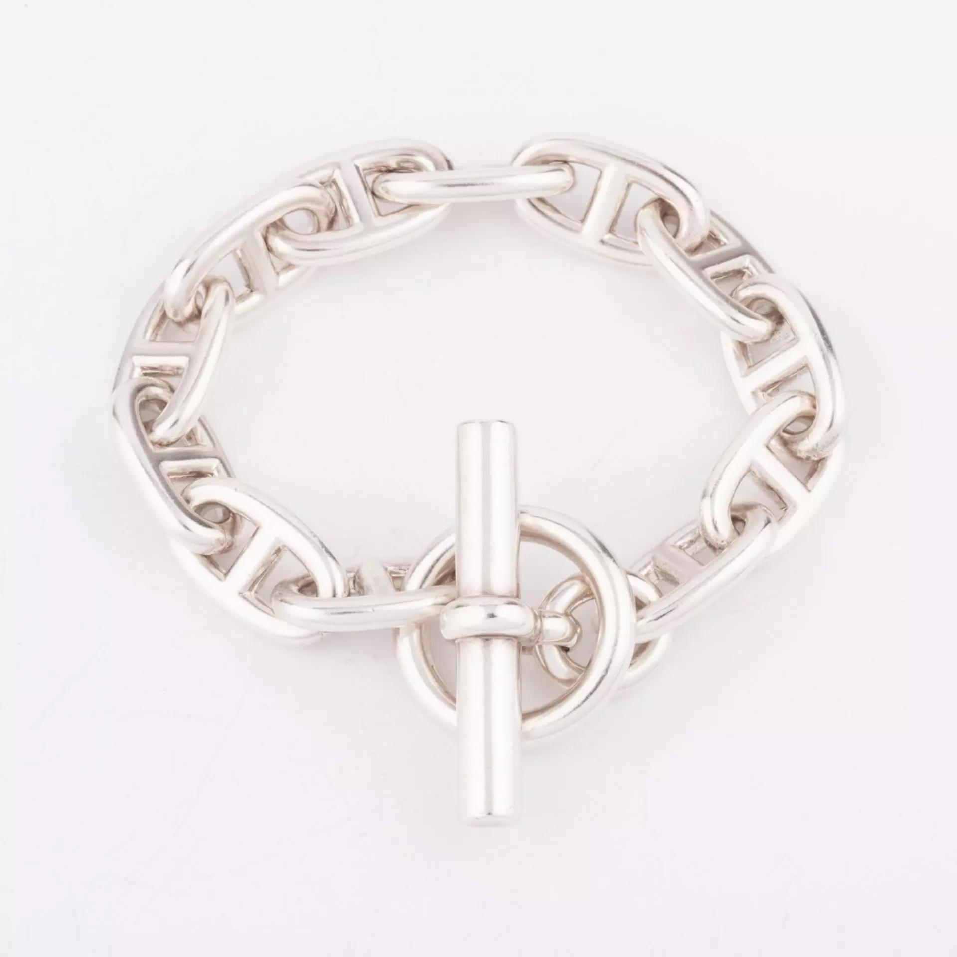 Bracelet En Argent De La Maison Herm S Mod Le Chaine D Ancre Maison Eloe