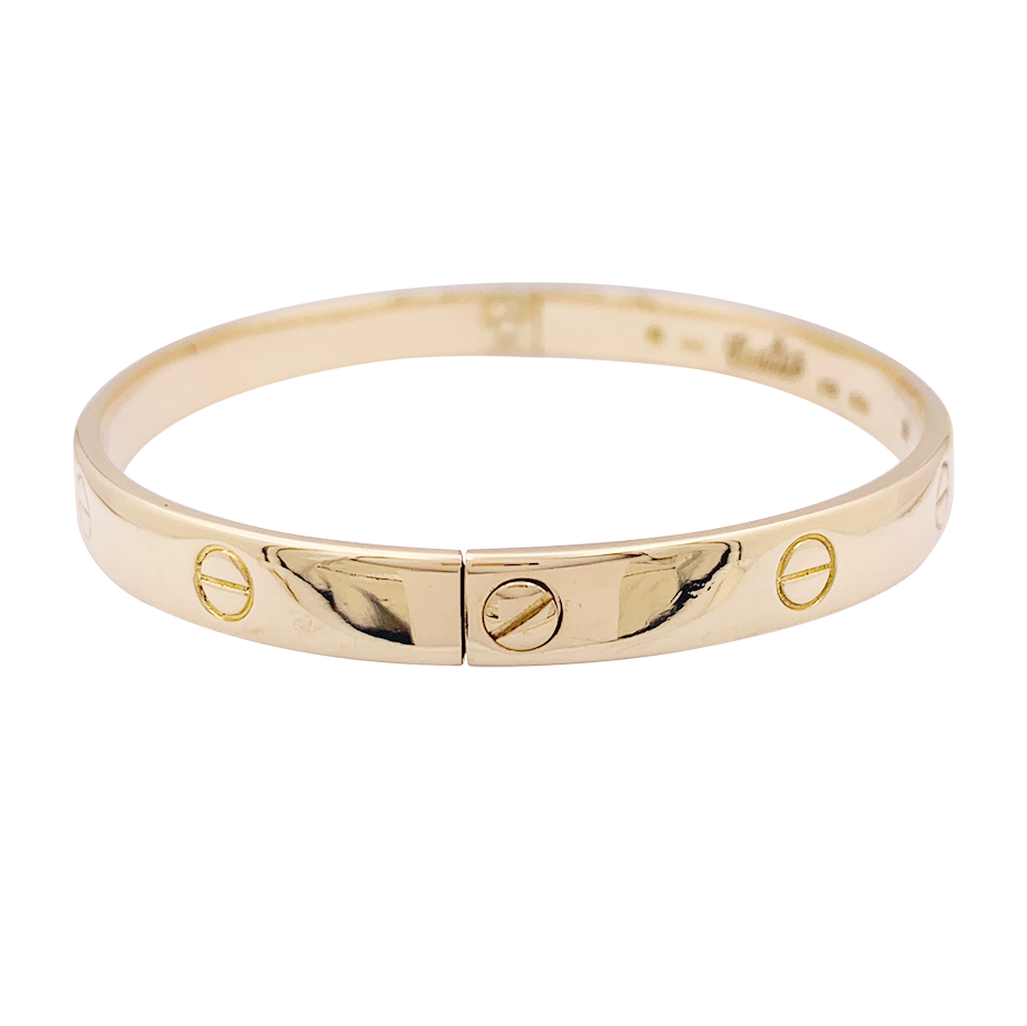 Bracelet Cartier "Love" or jaune.