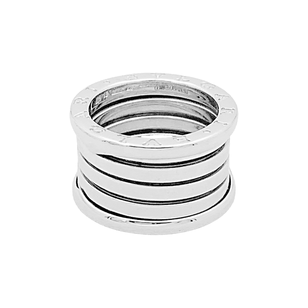 Bague Bulgari, "B.Zero1", or blanc.