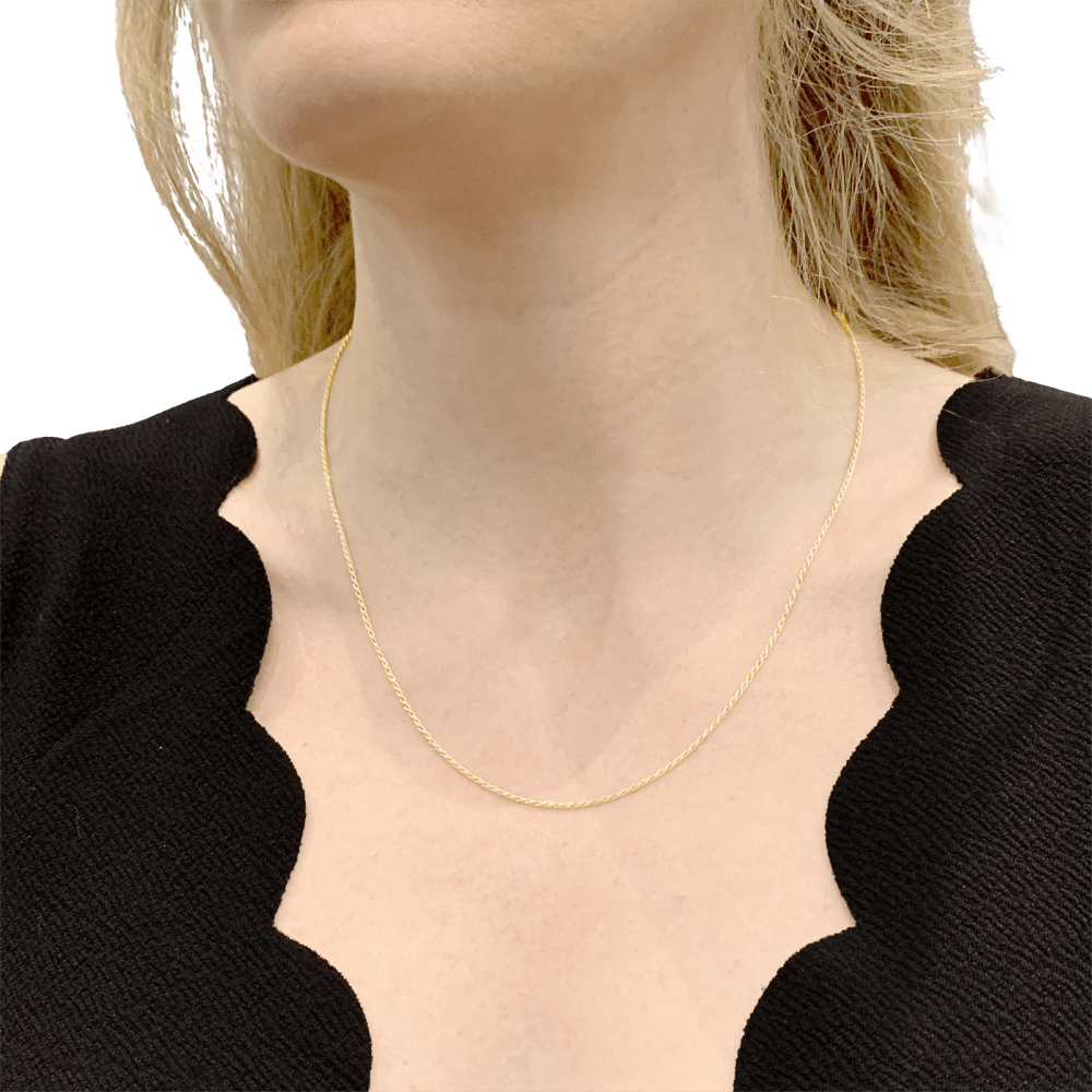 photo porté autour du cou de la Chaîne, Fred, or jaune occasion