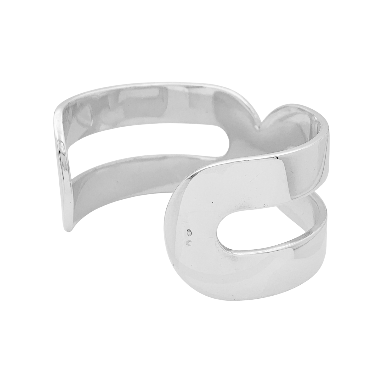 Bracelet Dinh Van, "Maillon XL", argent.