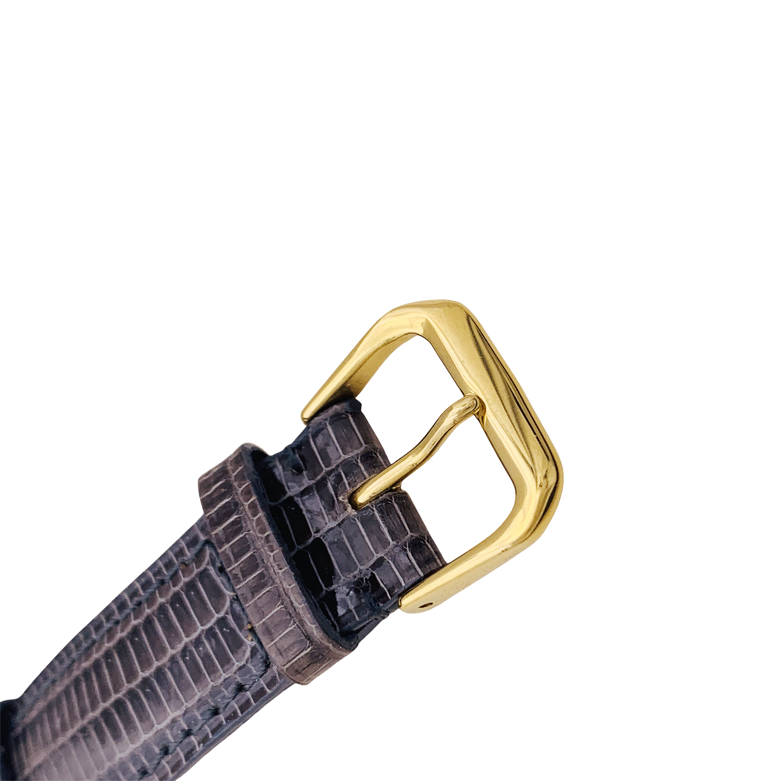 Montre Omega, "Seamaster De Ville" or rose, cuir.