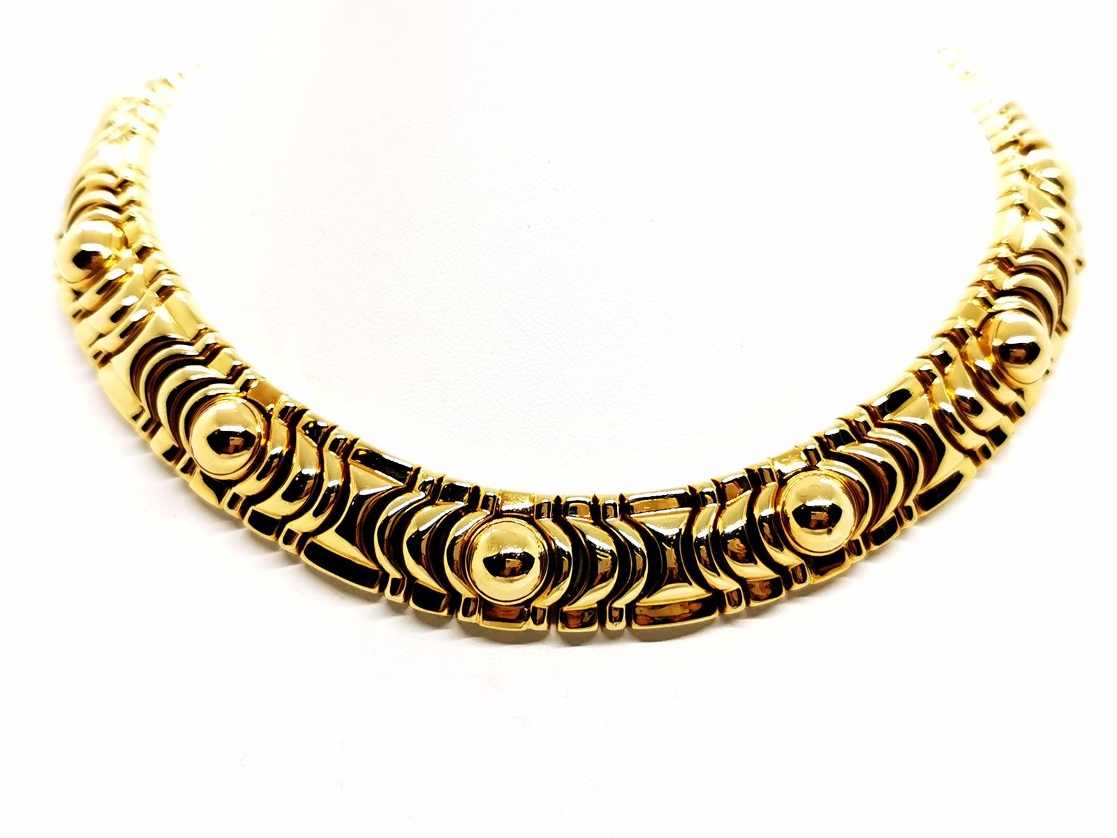 Piaget Tanagra Choker Necklace Yellow Gold
