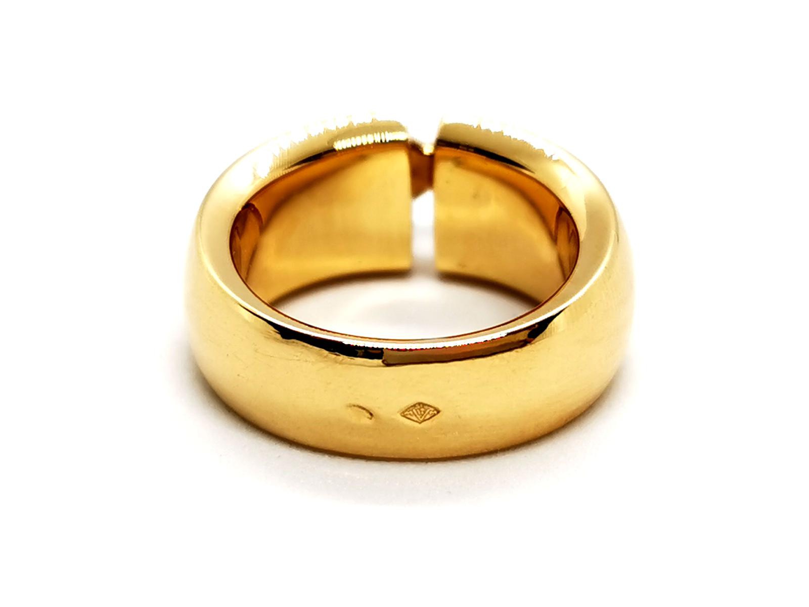 Chaumet Links Ring Yellow Gold Diamond