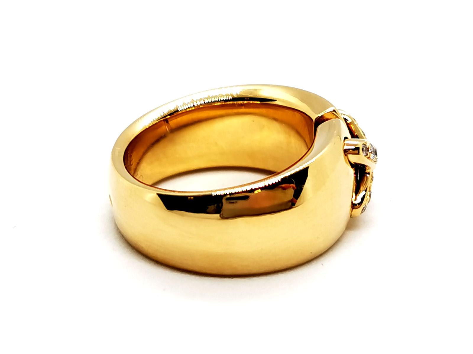 Chaumet Links Ring Yellow Gold Diamond
