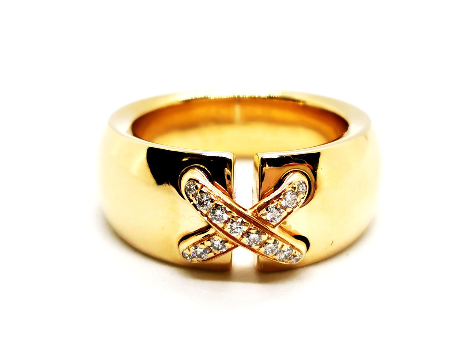 Chaumet Links Ring Yellow Gold Diamond