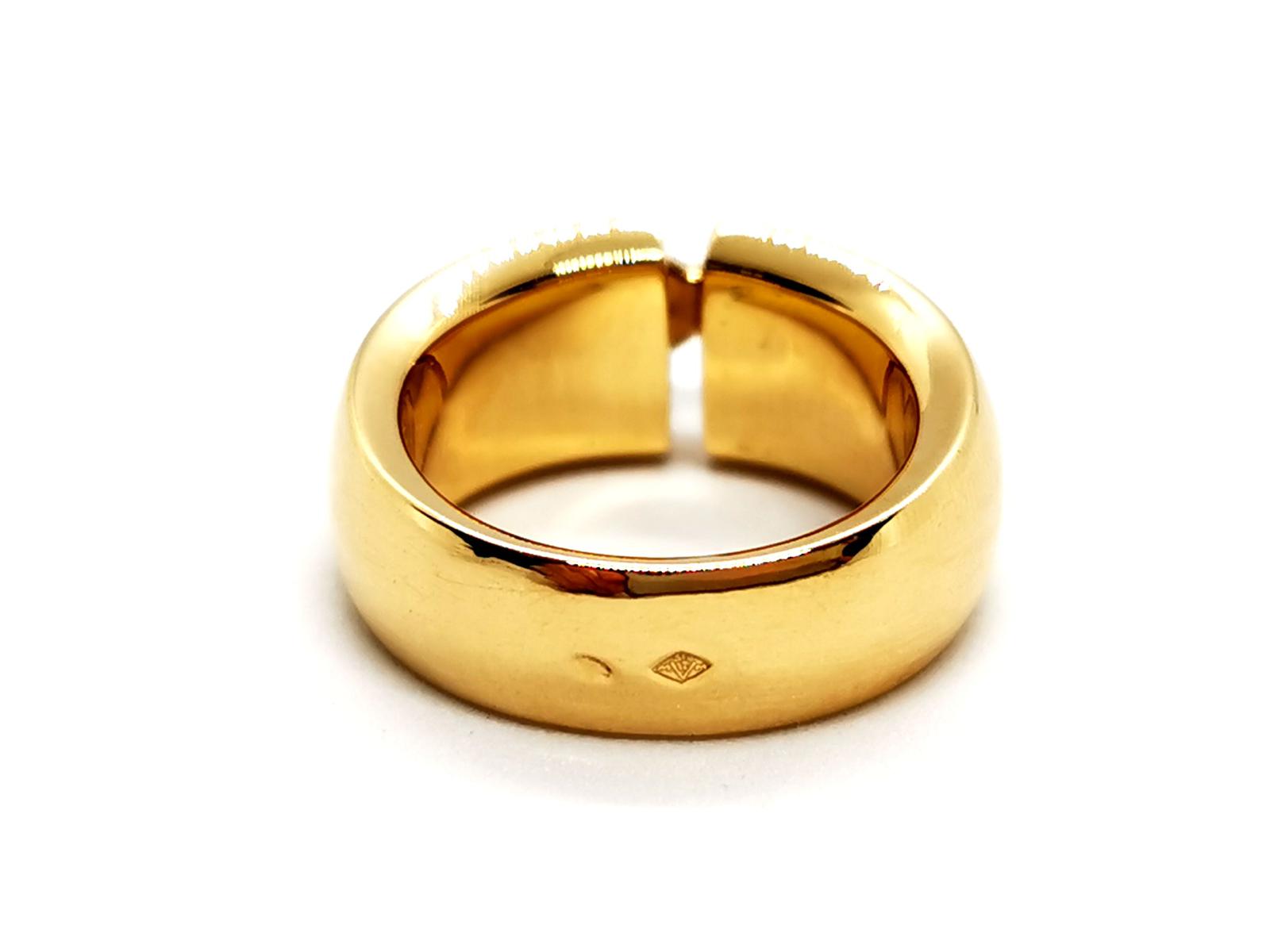 Chaumet Links Ring Yellow Gold Diamond