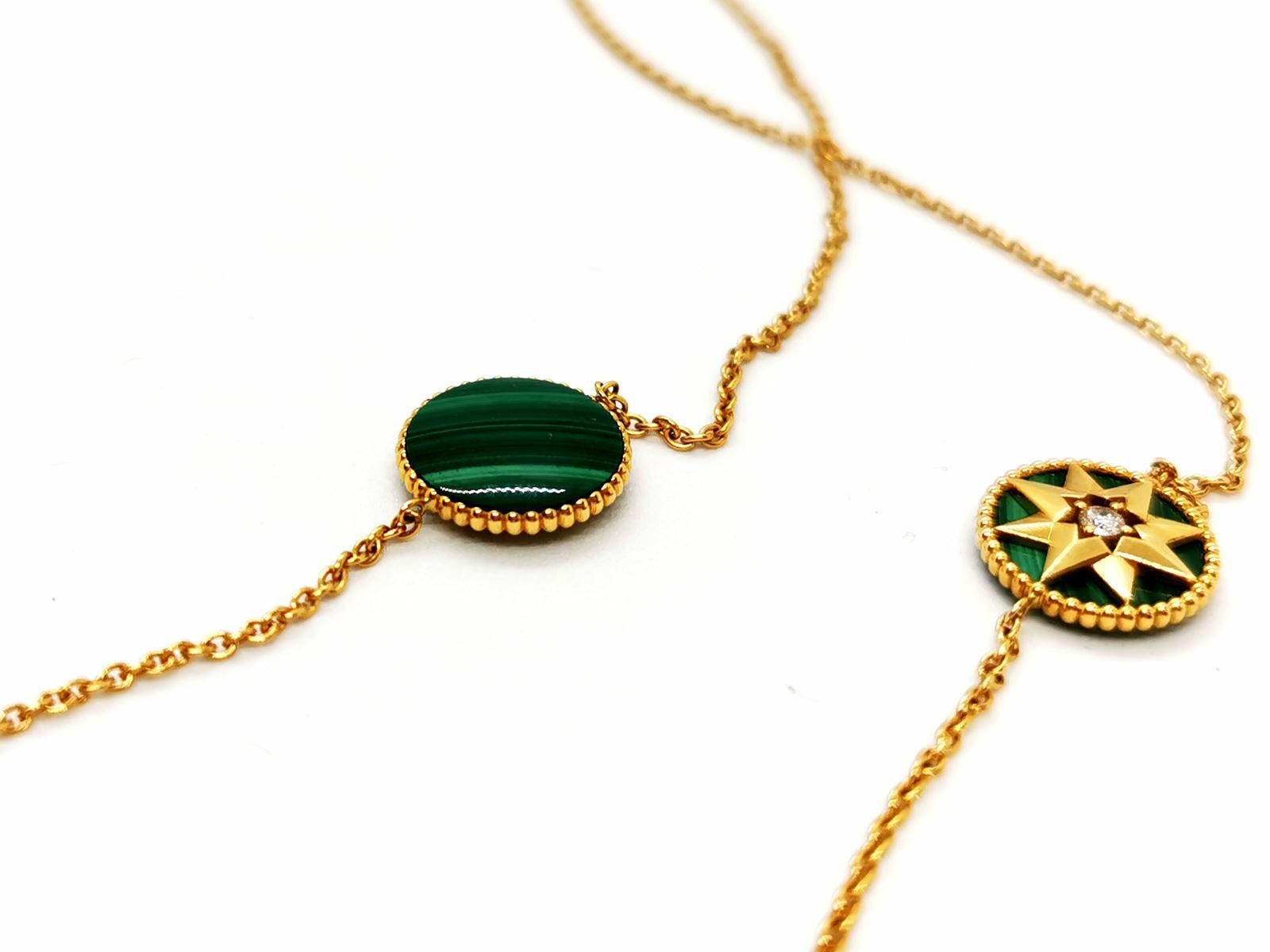 Dior Rose des vents necklace Yellow gold Diamond