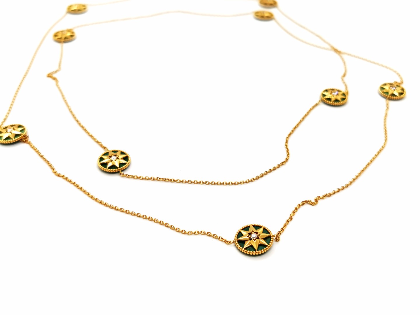 Dior Rose des vents necklace Yellow gold Diamond