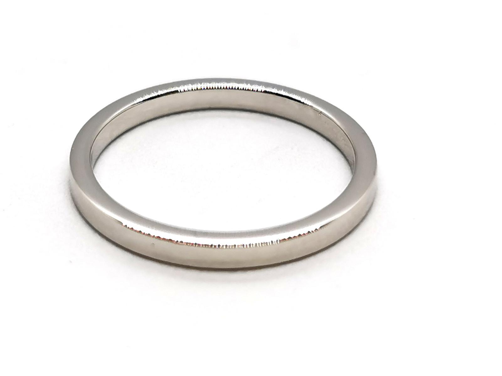 Dinh Van White Gold Wedding Ring