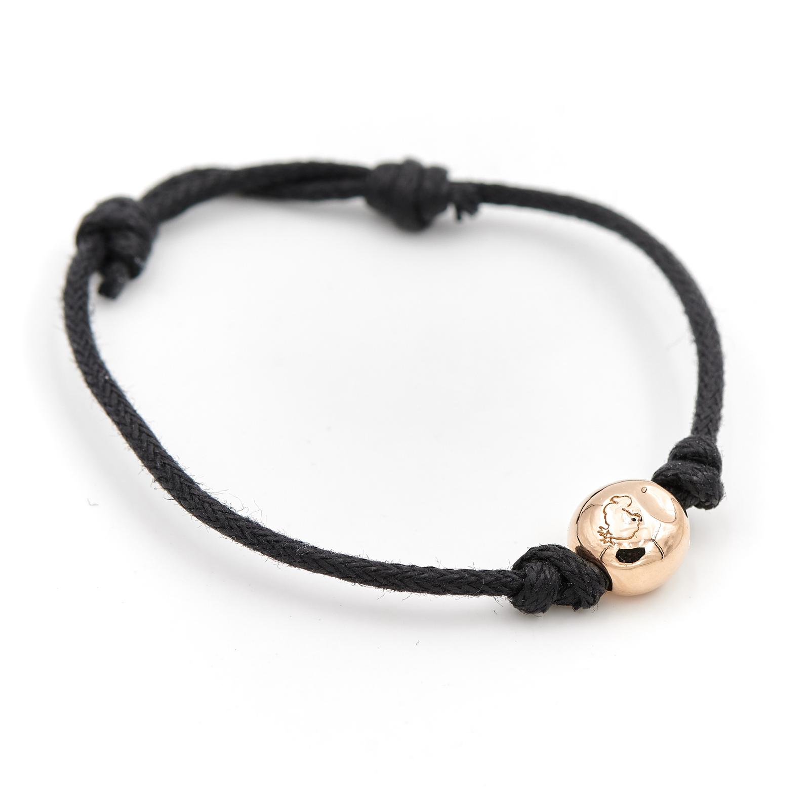 Dodo Pomellato Cord Bracelet Yellow Gold