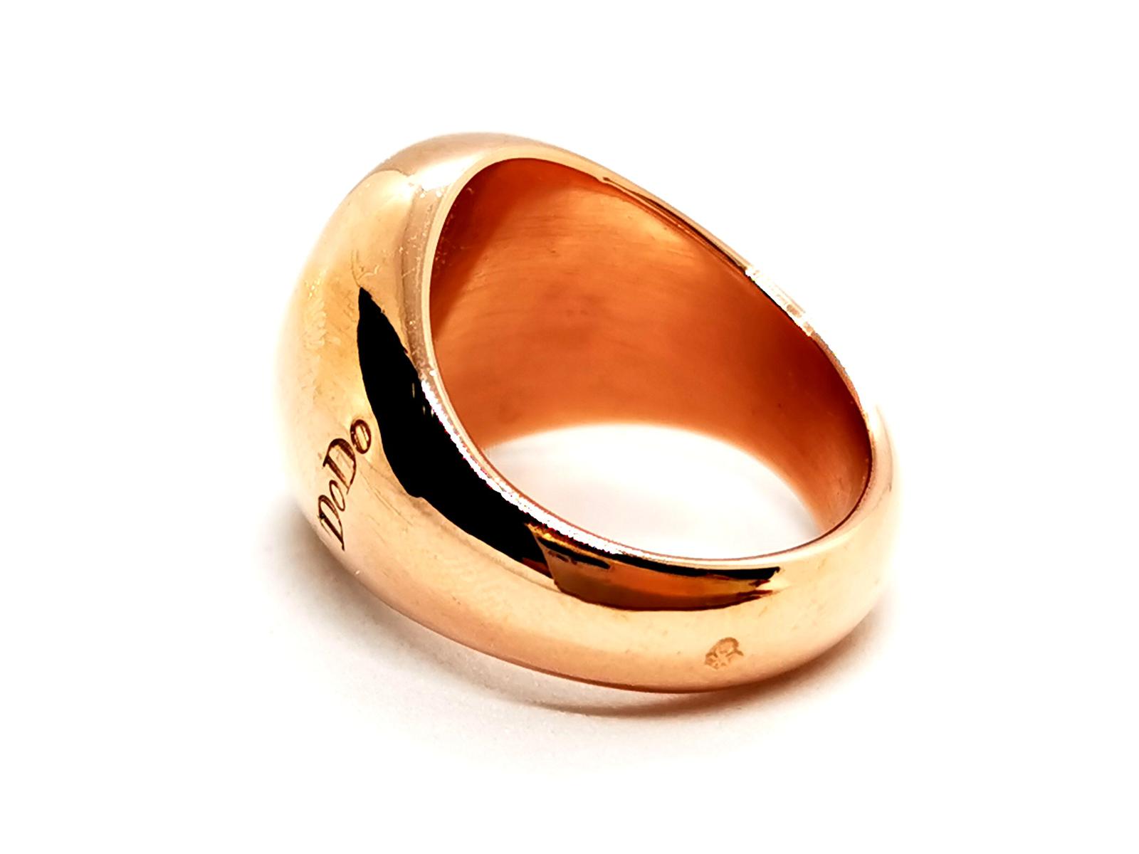 Dodo Pomellato Signet Ring Rose Gold