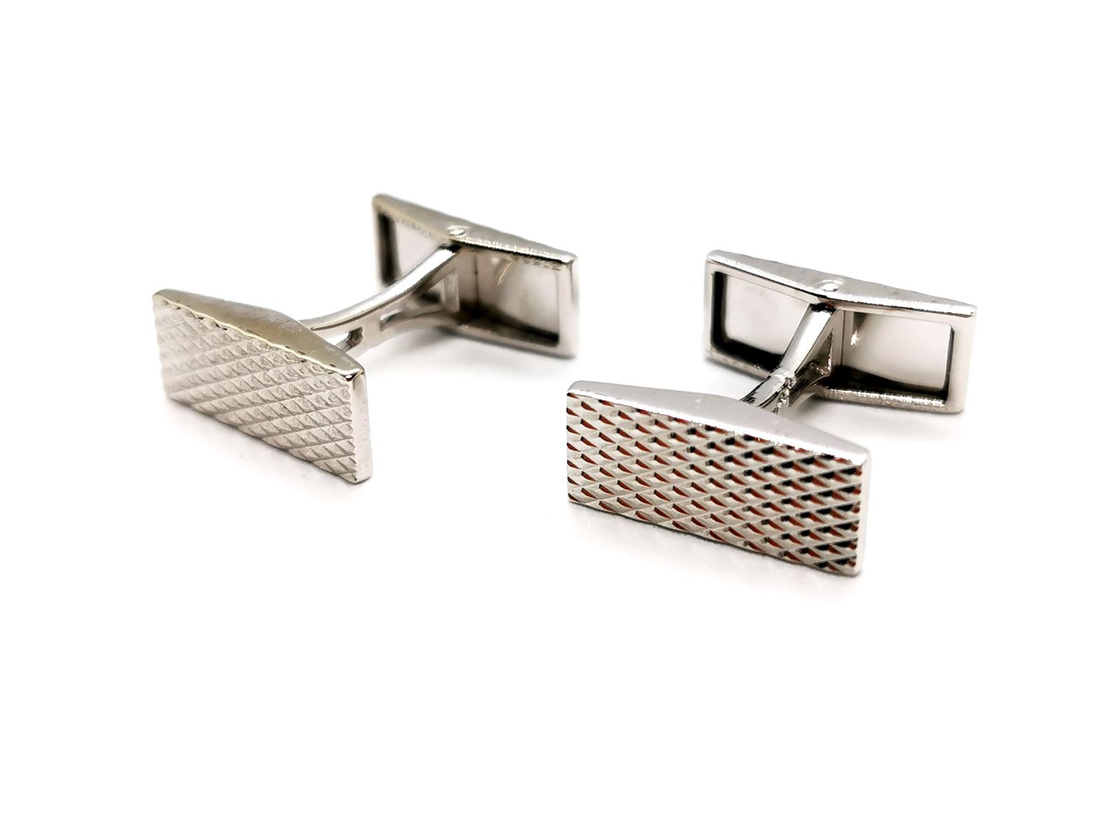 Boucheron White Gold Cufflinks