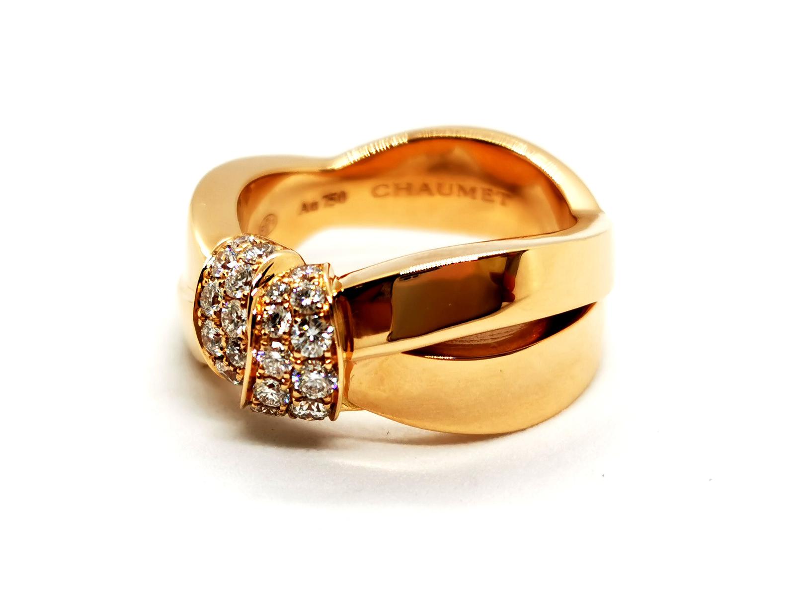 Chaumet Links Ring Rose Gold Diamond