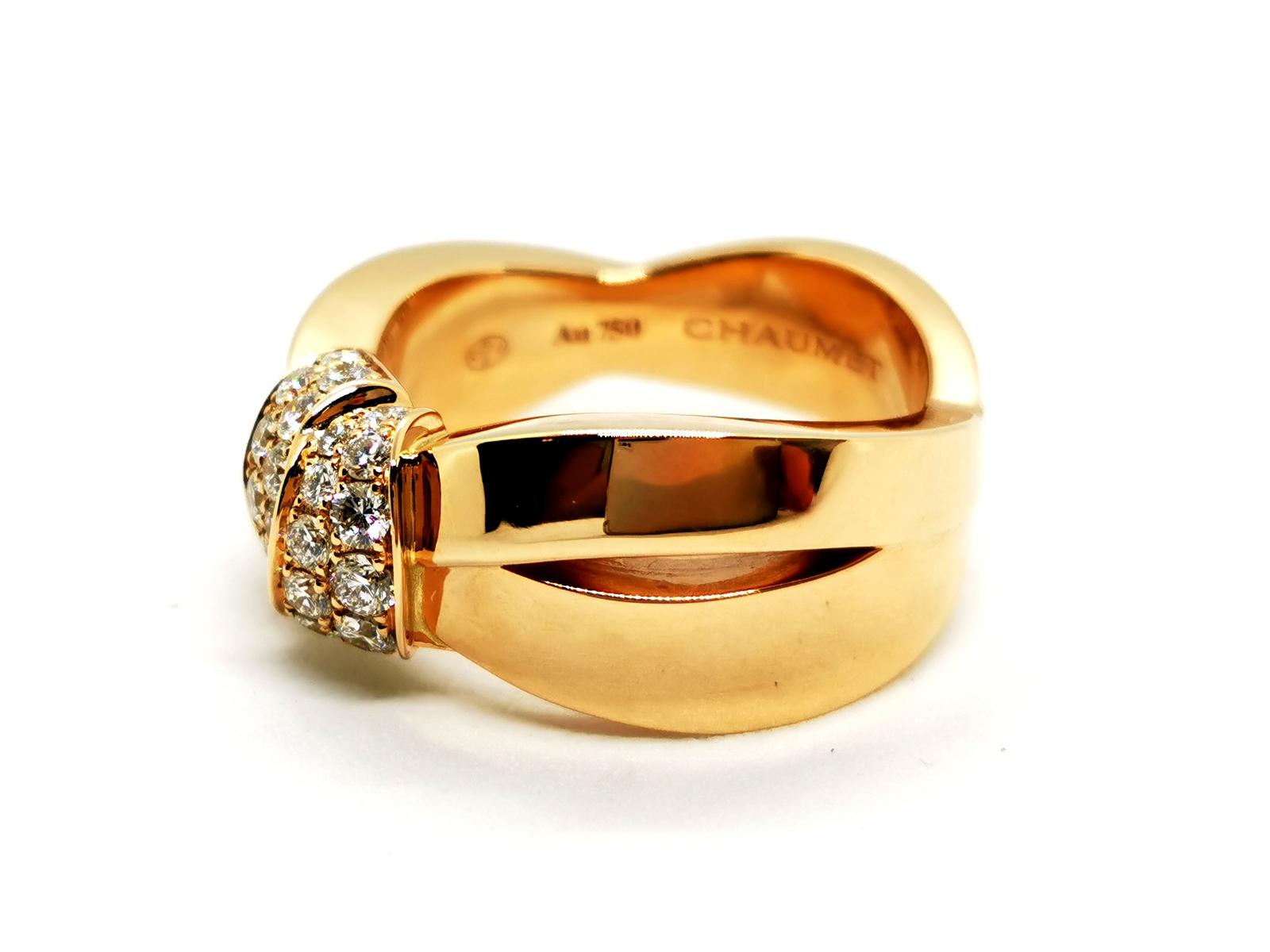 Chaumet Links Ring Rose Gold Diamond
