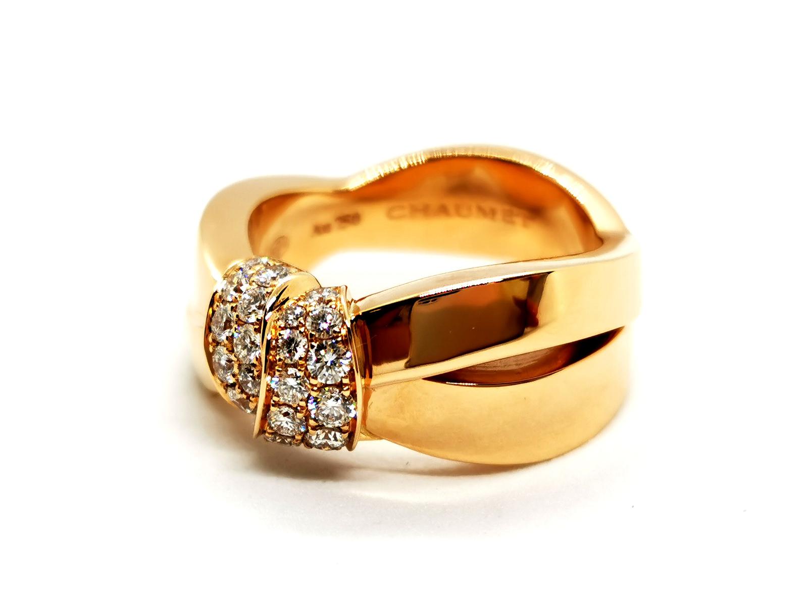 Chaumet Links Ring Rose Gold Diamond
