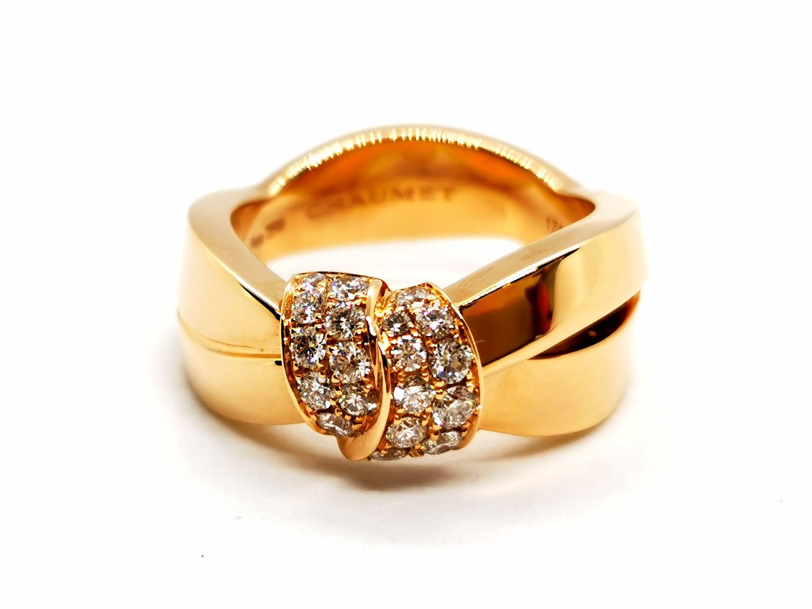 Chaumet Links Ring Rose Gold Diamond