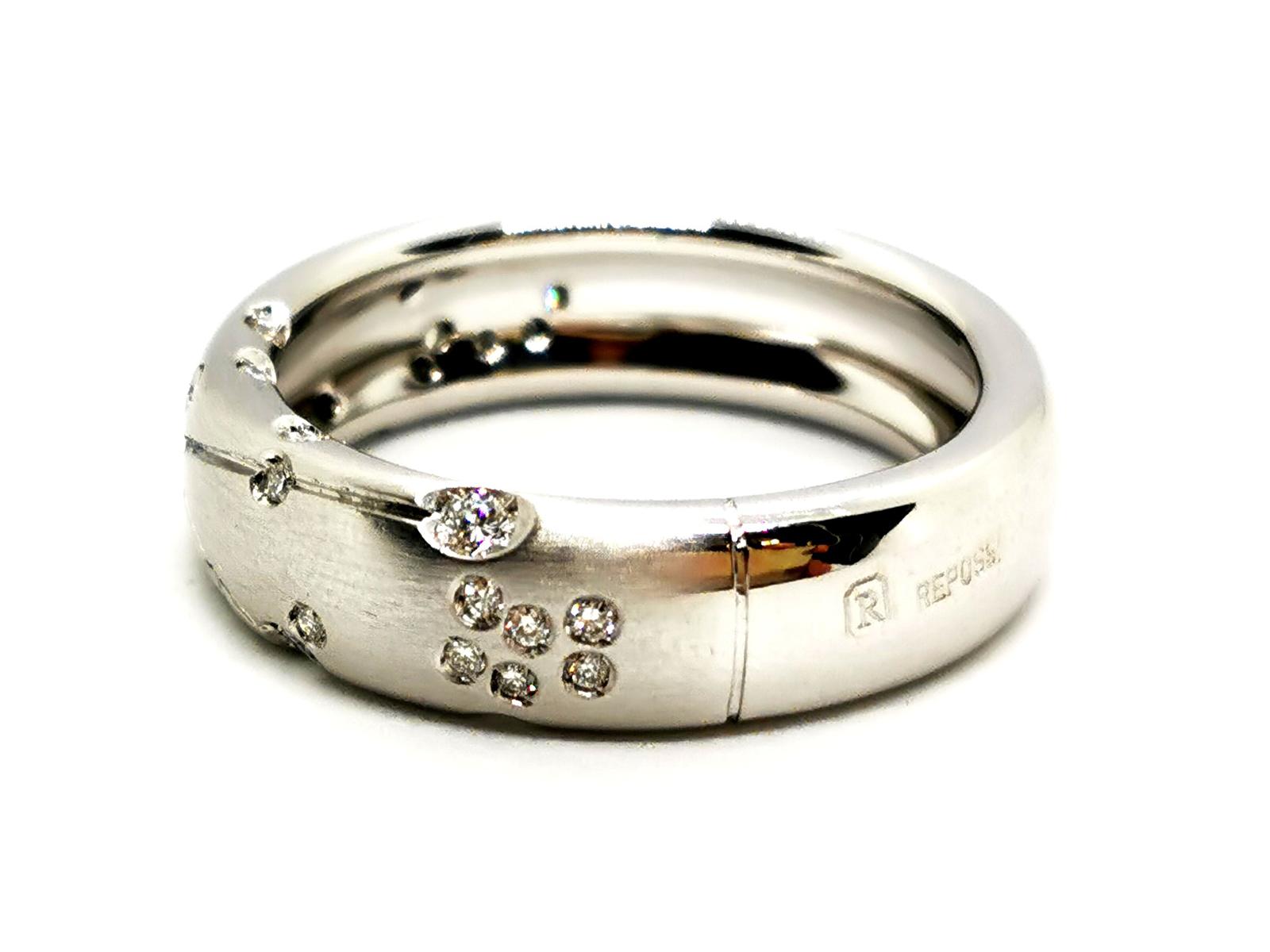 Repossi Astral Ring White Gold Diamond