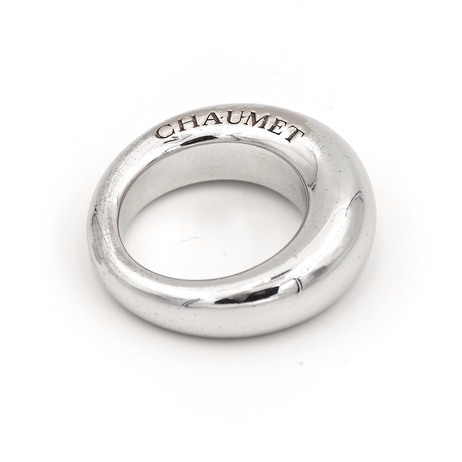Chaumet White Gold Bangle Ring