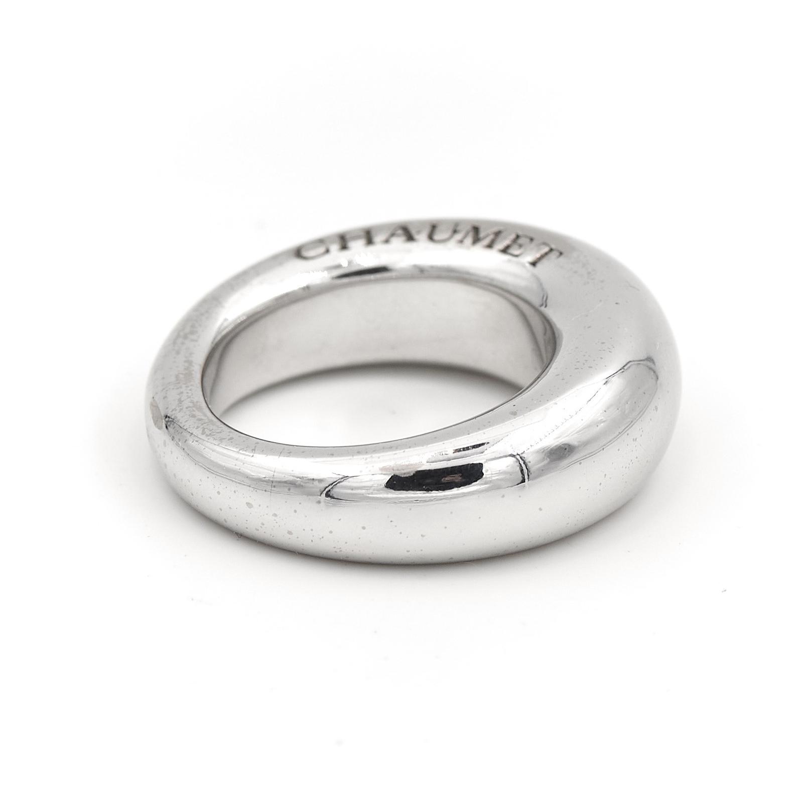 Chaumet White Gold Bangle Ring