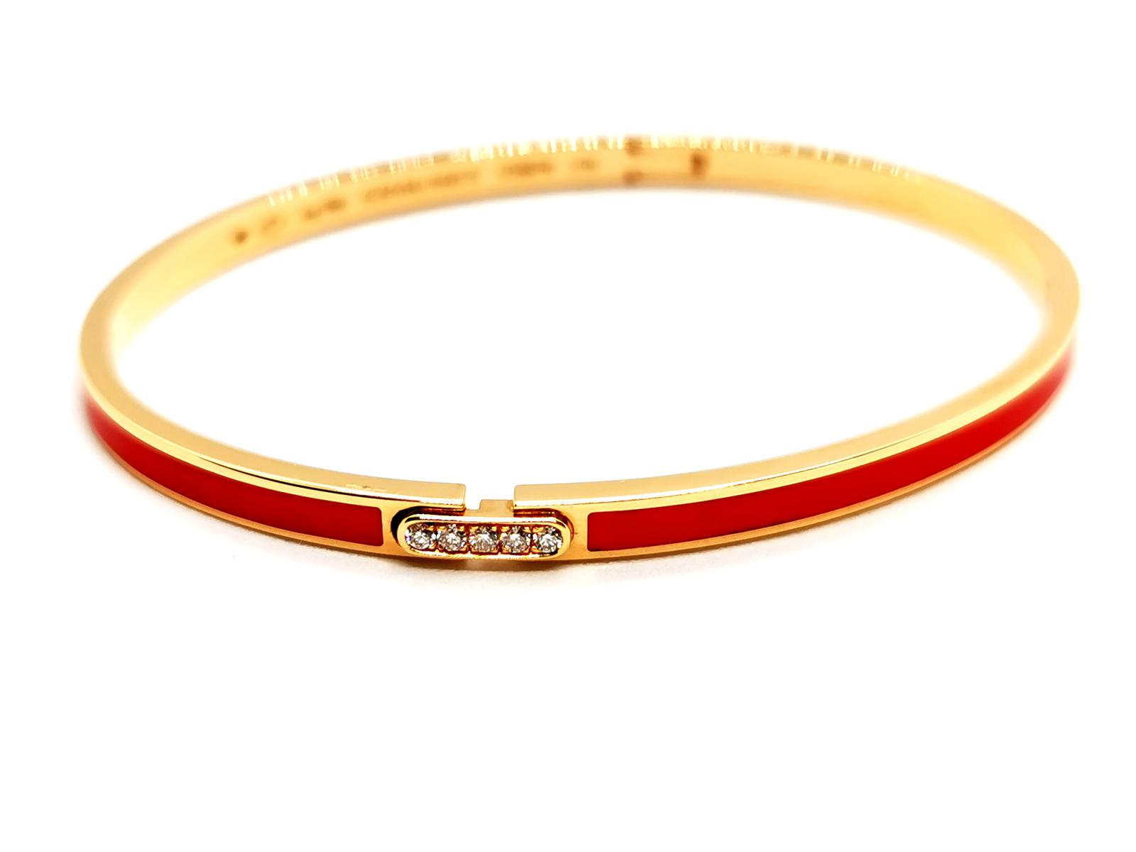 Chaumet Links Bangle Bracelet Rose Gold Diamond