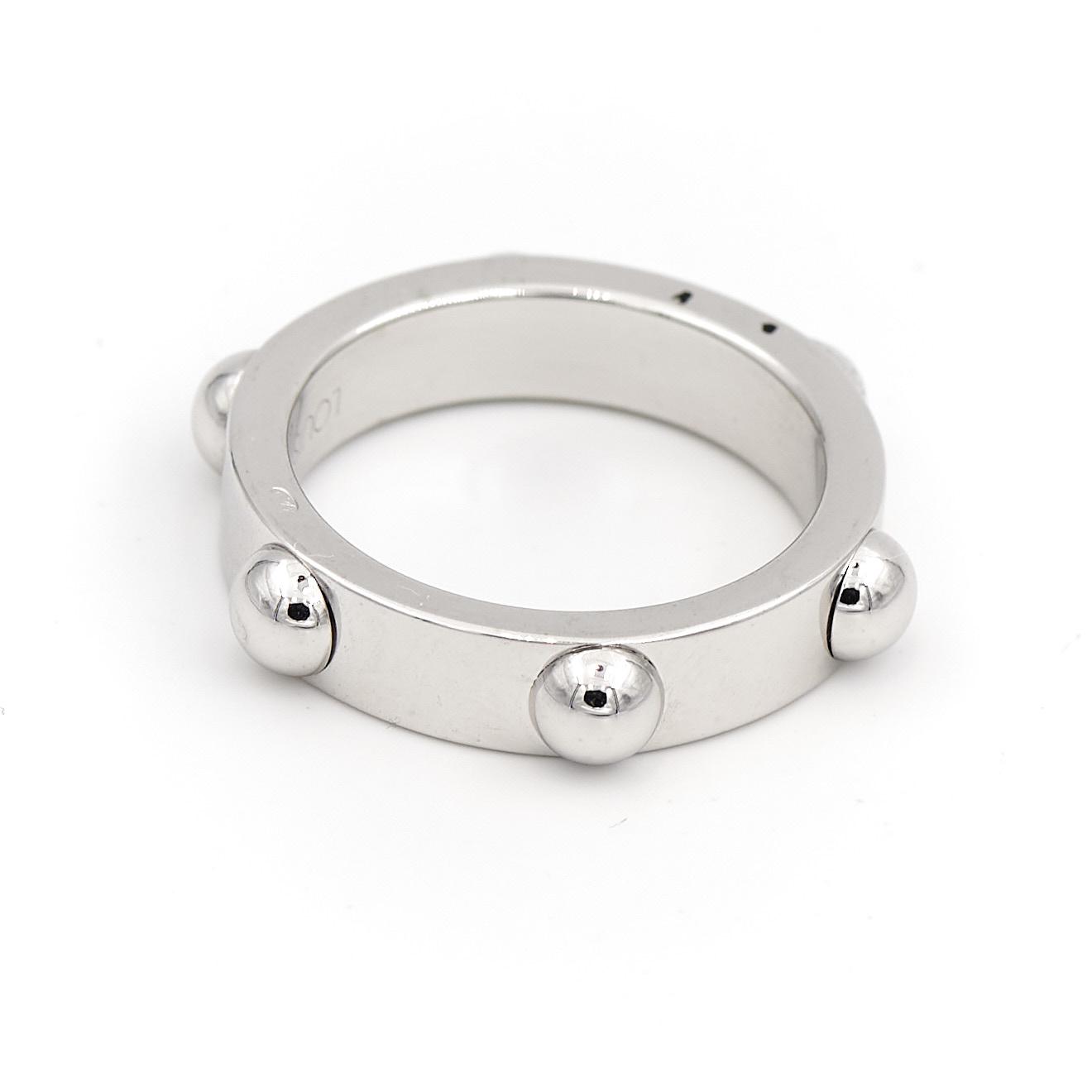 Louis Vuitton Bague Or blanc - Maison Eloe