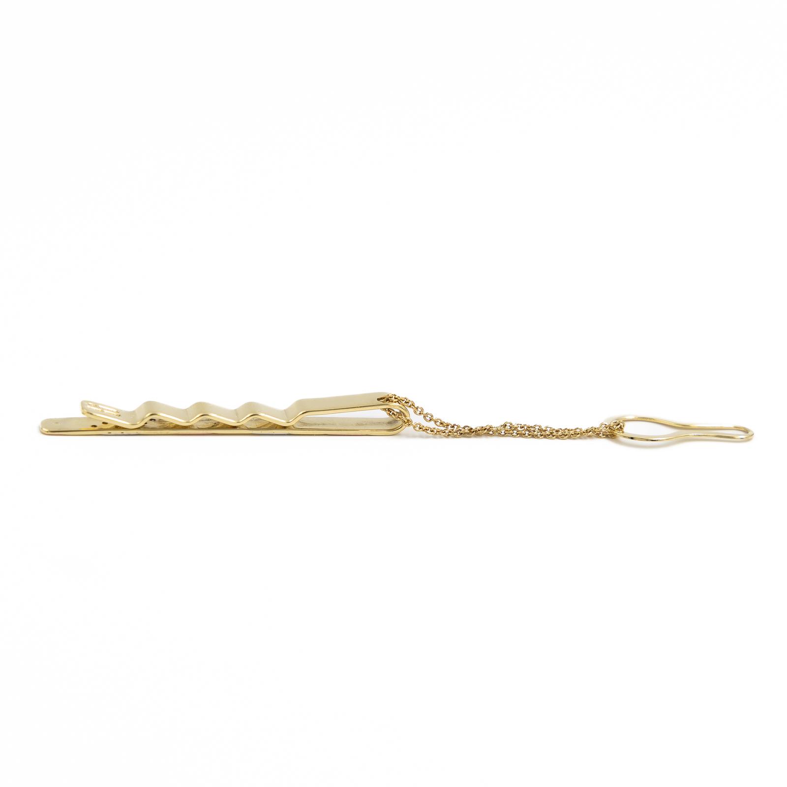 Chimento Accessory Tie Clip Yellow Gold, Rose Gold, White Gold Diamond