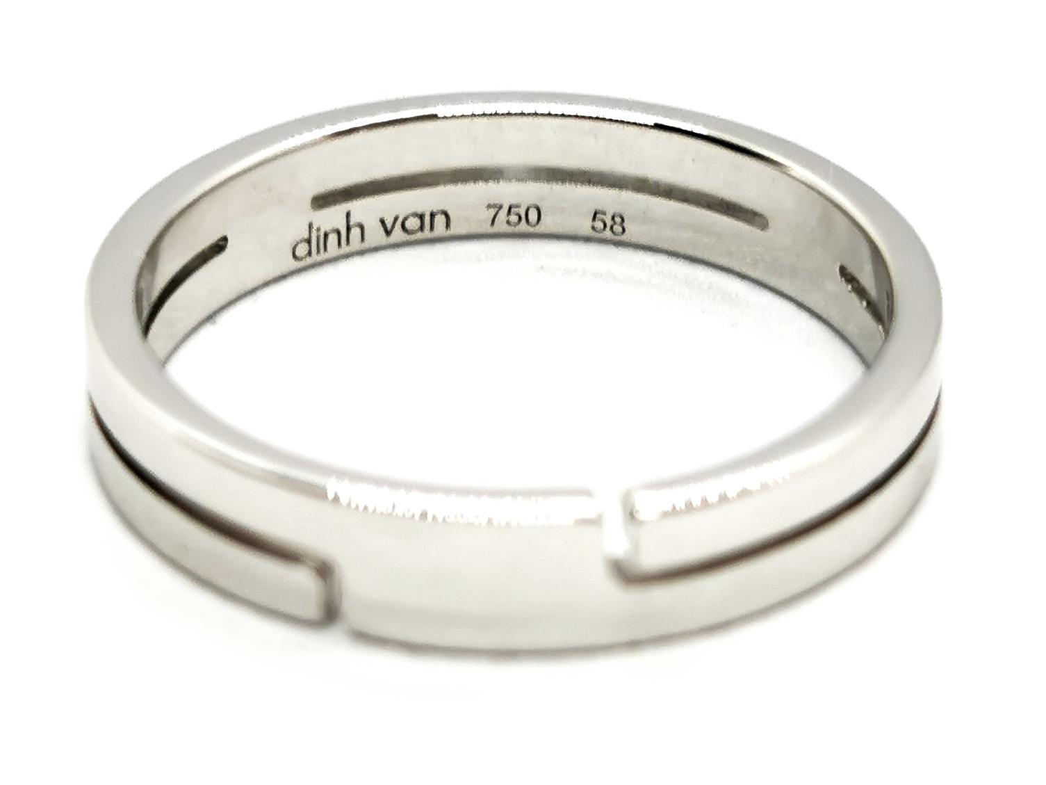 Dinh Van Alliance Ring Seventies White gold