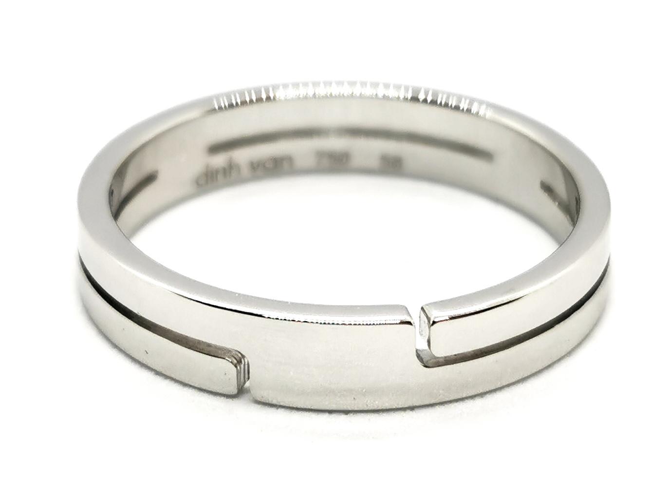 Dinh Van Alliance Ring Seventies White gold