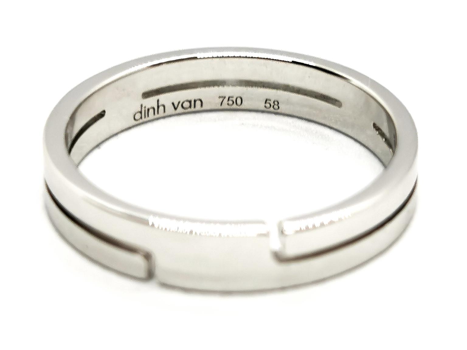 Dinh Van Alliance Ring Seventies White gold