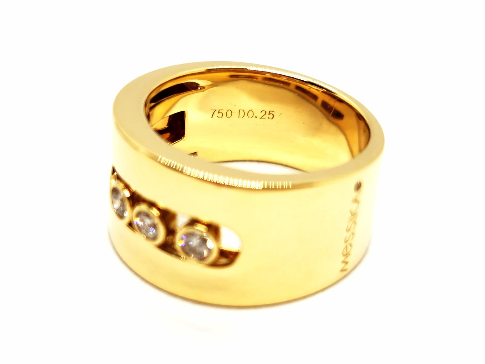Messika Move Ring Yellow Gold Diamond