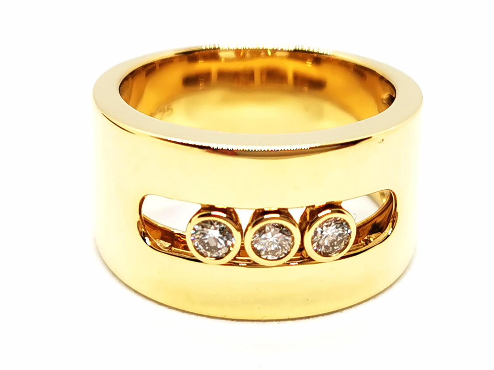 Messika Move Ring Yellow Gold Diamond