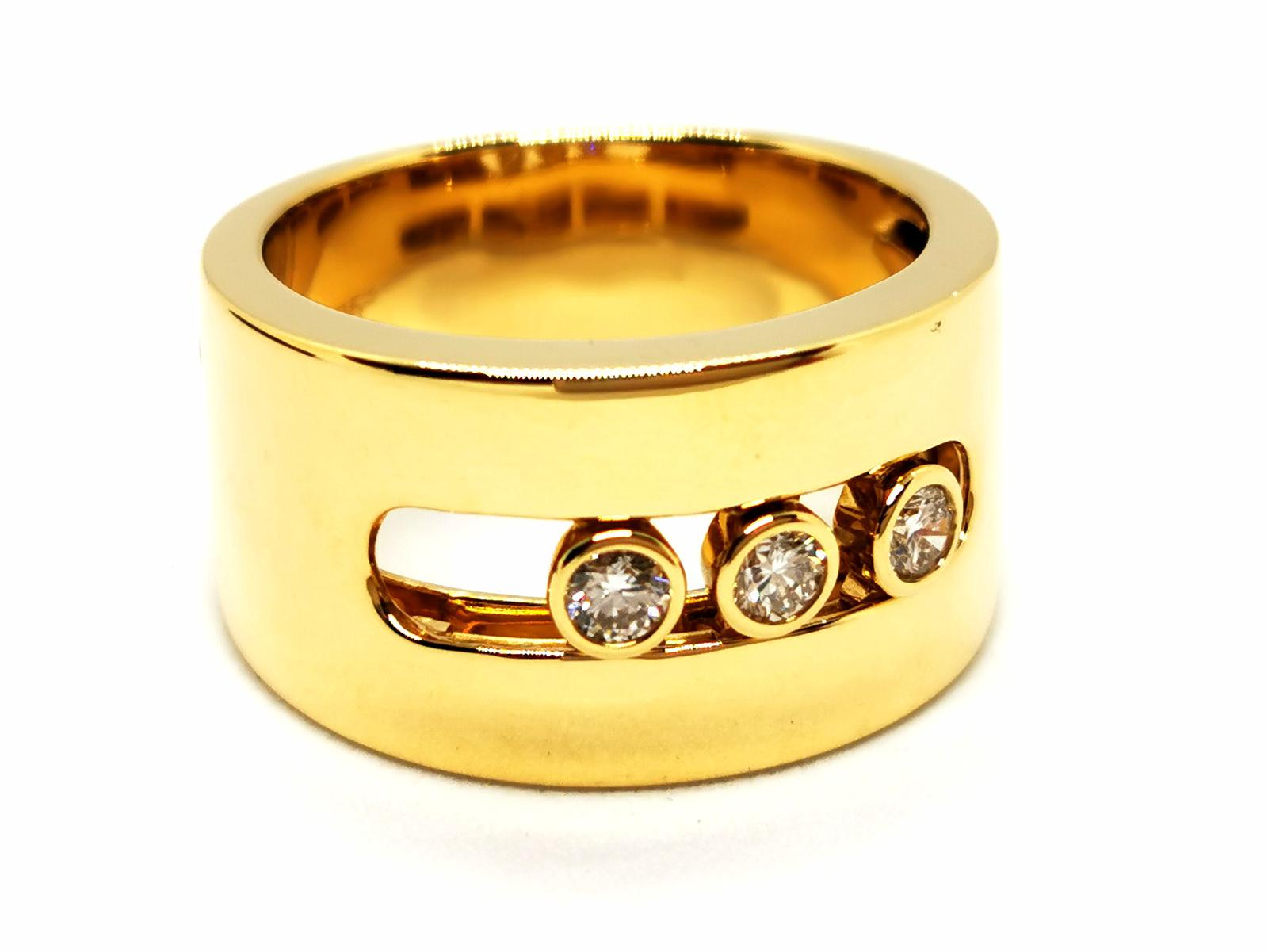 Messika Move Ring Yellow Gold Diamond