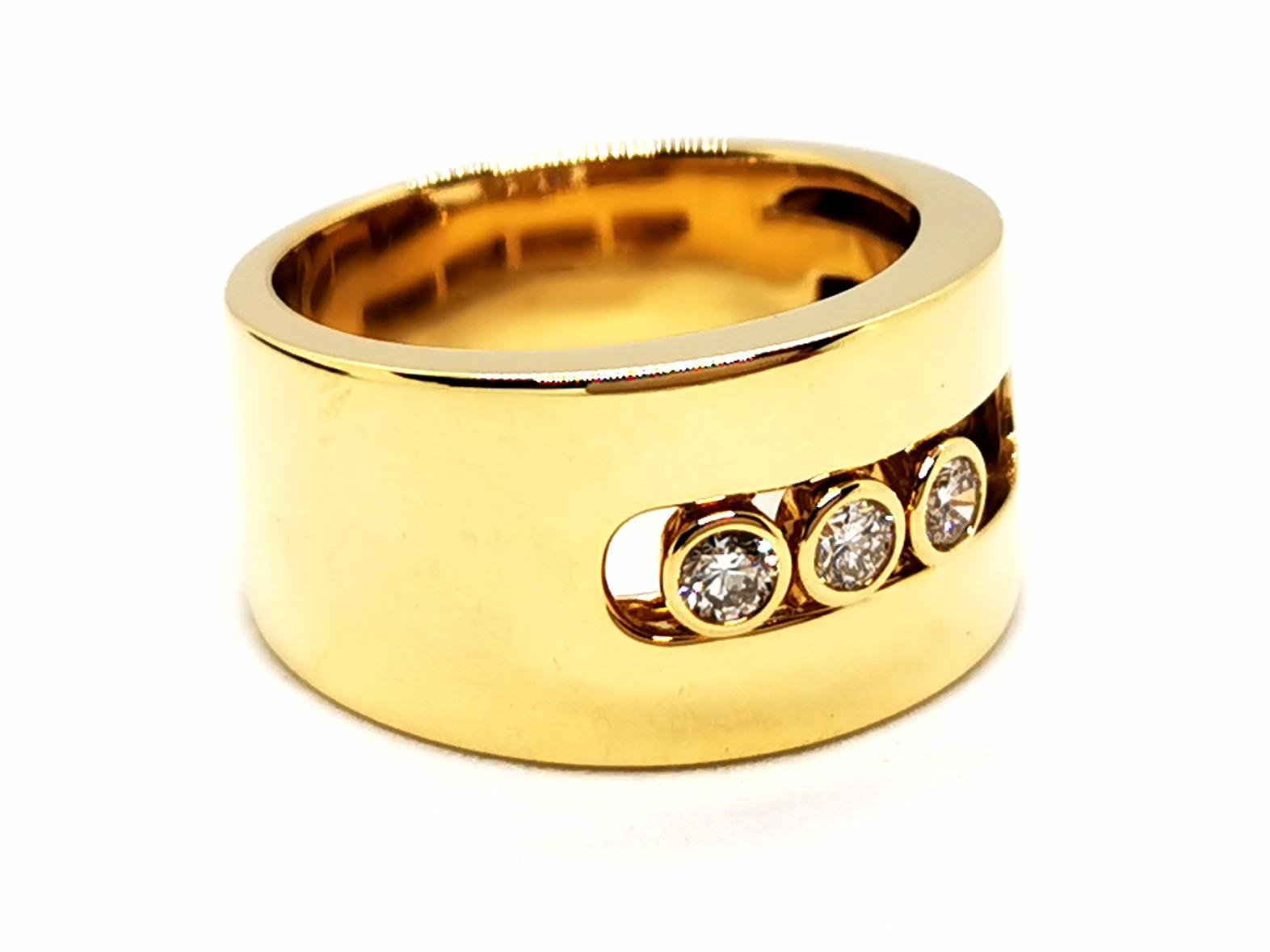 Messika Move Ring Yellow Gold Diamond