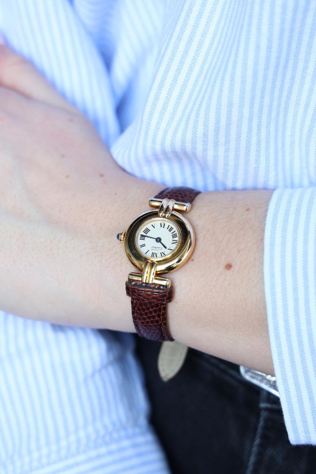 Cartier Vintage Vendôme Vermeil Watch