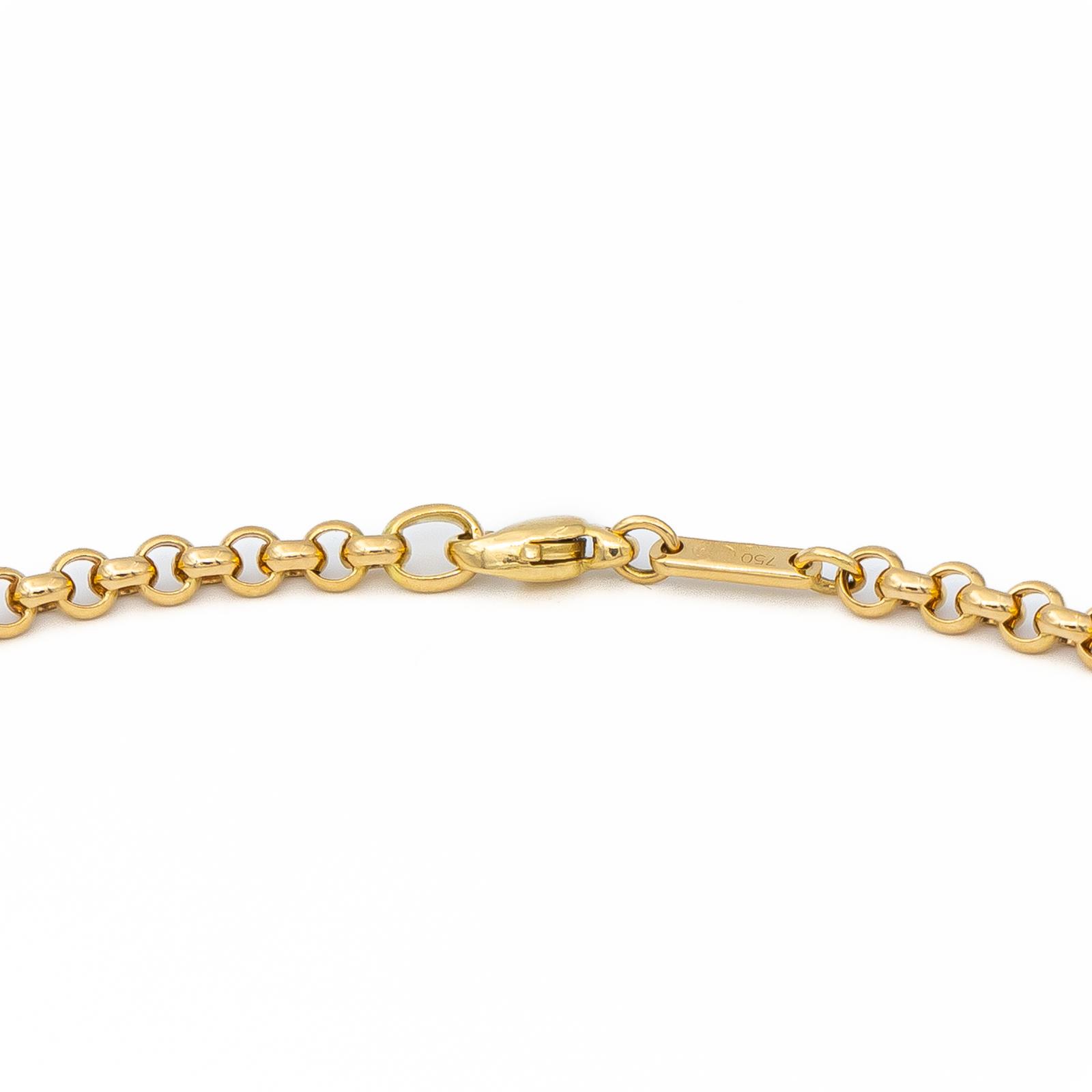 Chopard Happy Diamonds Pendant Necklace Yellow Gold Diamond
