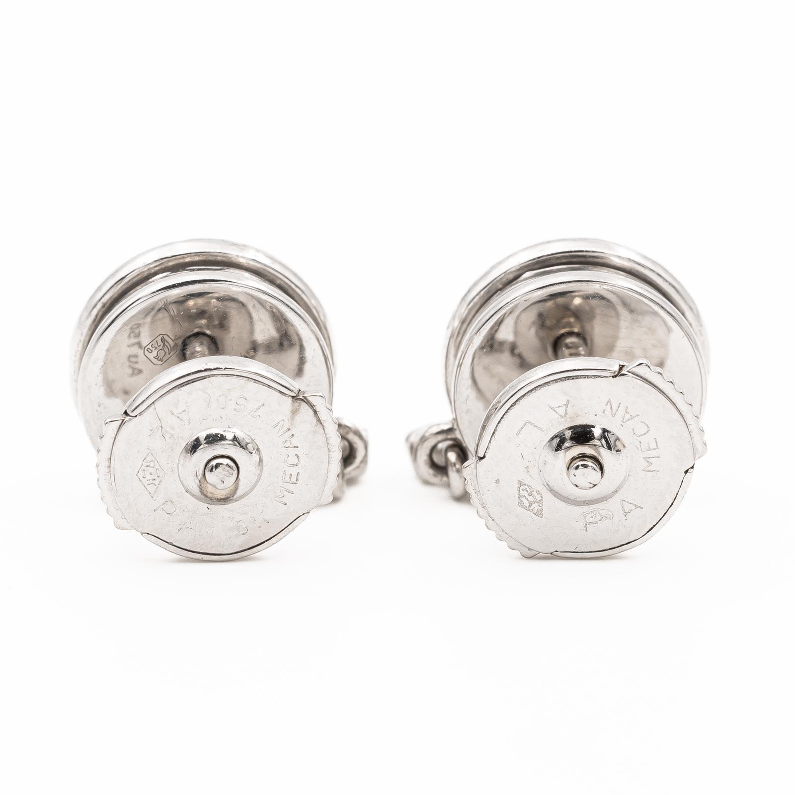 MontBlanc Dame Blanche Earrings White Gold Diamond