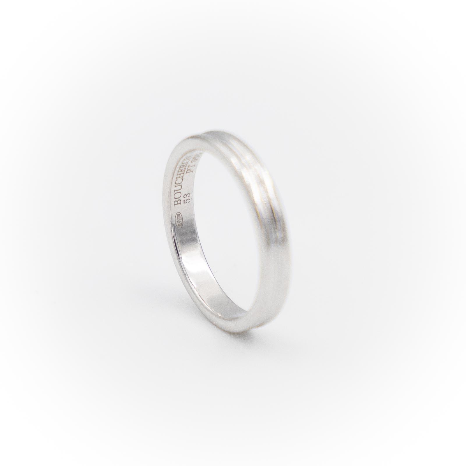 Boucheron Godron Platinum Alliance Ring