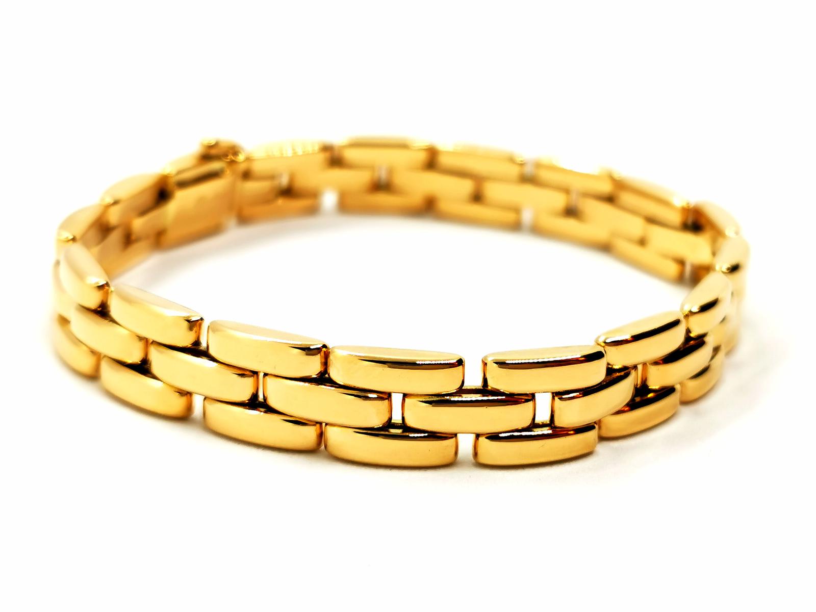 Cartier Panther Mesh Bracelet Yellow Gold