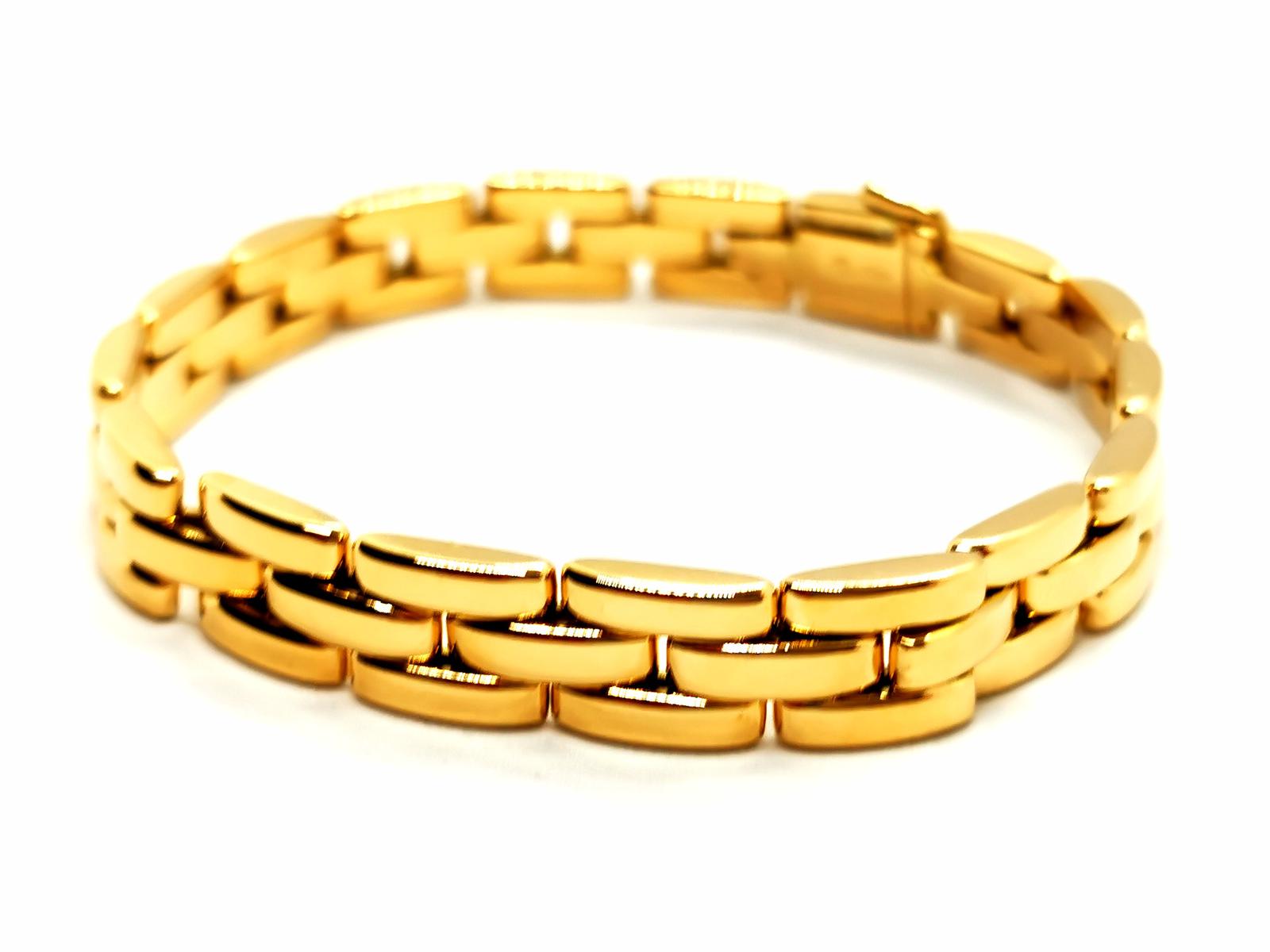 Cartier Panther Mesh Bracelet Yellow Gold