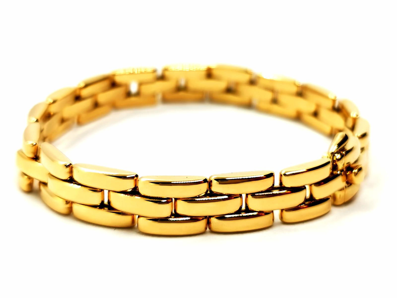 Cartier Panther Mesh Bracelet Yellow Gold