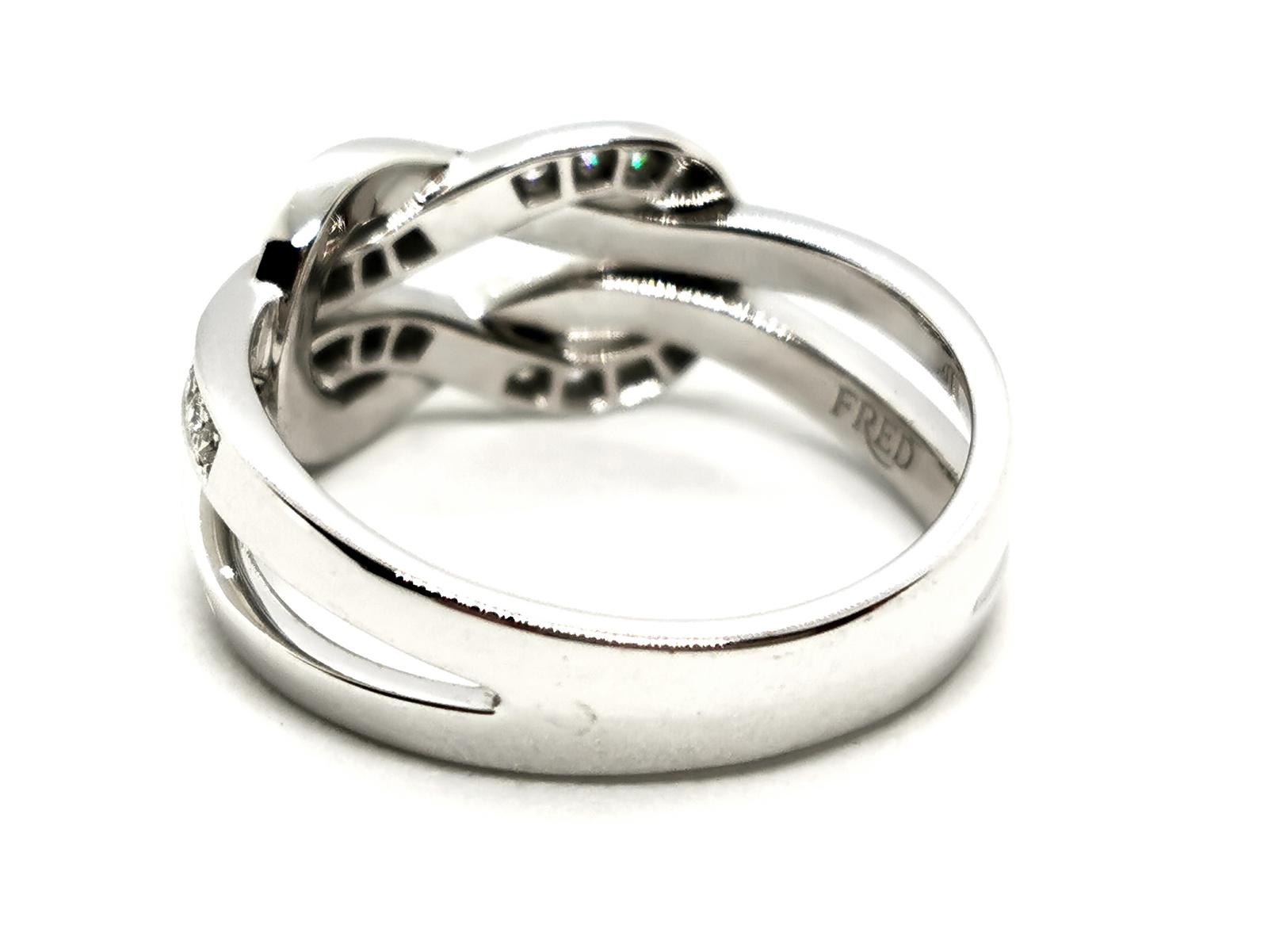 Fred Infinite Chance Ring White Gold Diamond