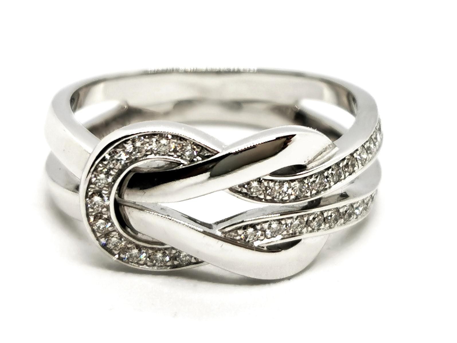 Fred Infinite Chance Ring White Gold Diamond