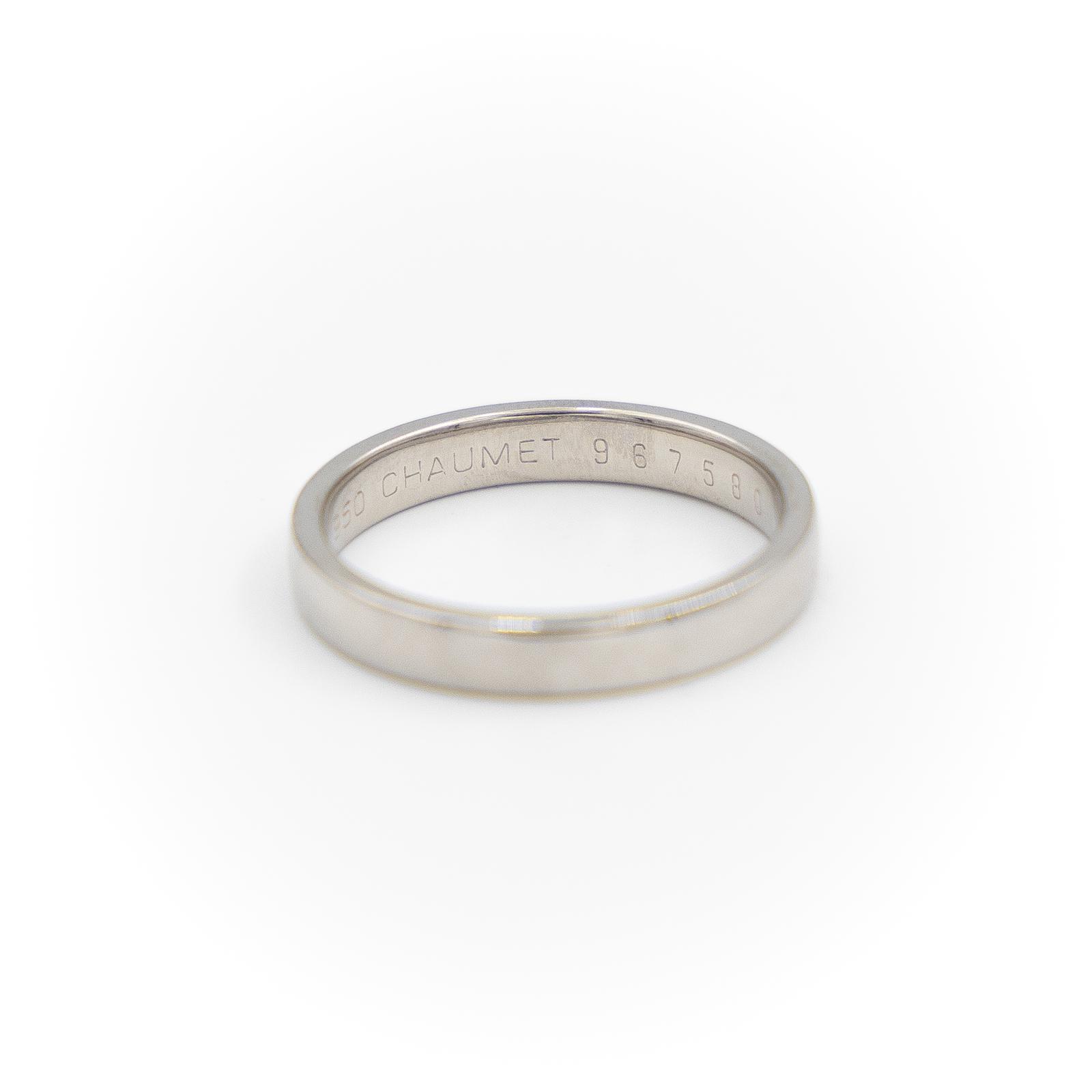 Chaumet Platinum Diamond Wedding Ring